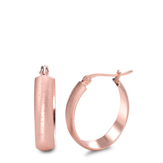 Hoop earrings Silver Rose Gold plated
