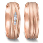 Wedding Ring 18k Red Gold