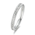 Memory ring 18k White Gold Diamond 0.41 ct, 41 Stones, w-si