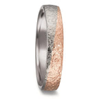 Wedding Ring 18k White Gold, 18k Rose Gold