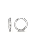 Hinged hoop 18k White Gold Diamond 0.16 ct, 24 Stones, w-si