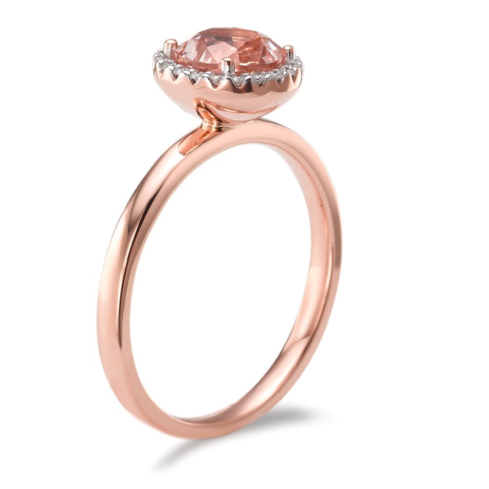 Ring 18k Red Gold Morganite
