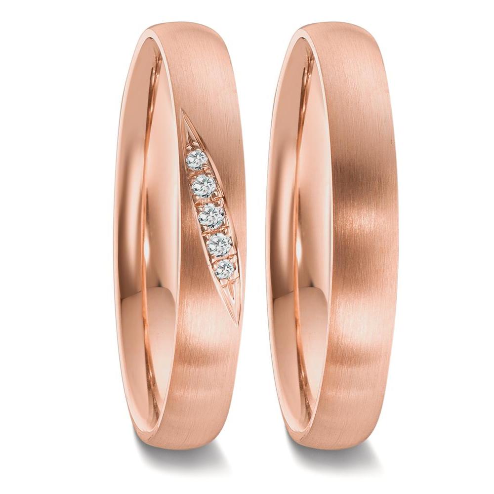 Wedding Ring 18k Red Gold