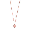 Necklace Silver Rose Gold plated 40-45 cm