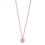 Necklace Silver Rose Gold plated 40-45 cm