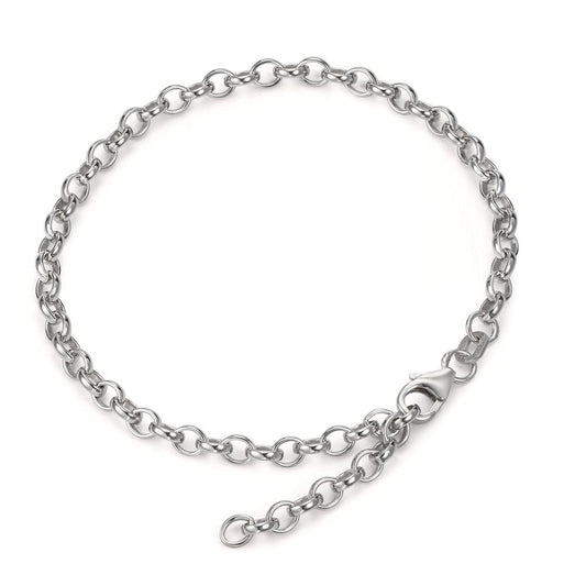 Bracelet Silver Rhodium plated 19 cm