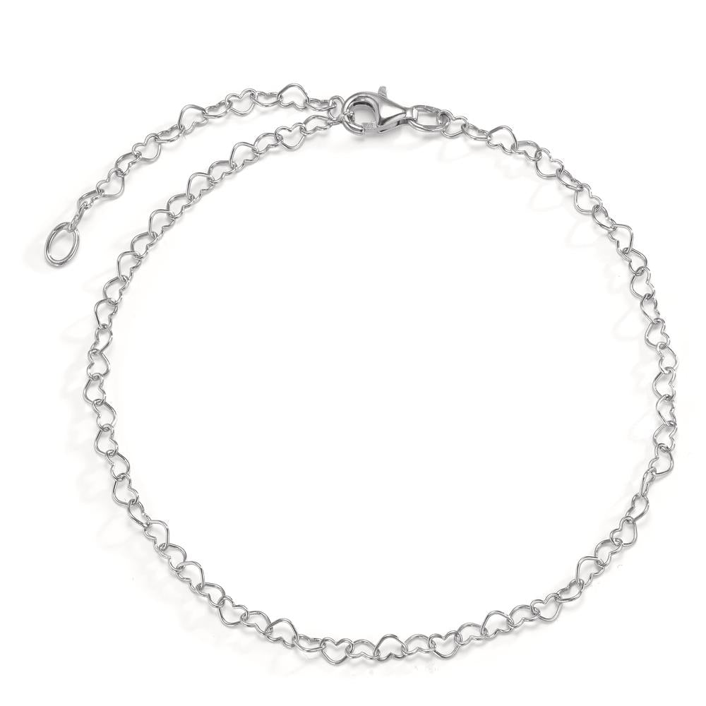 Bracelet Silver Rhodium plated Heart