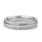 Ring 18k White Gold Diamond 0.21 ct, 23 Stones, brilliant, w-si