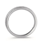 Memory ring 18k White Gold Diamond 0.25 ct, 15 Stones, brilliant, w-si
