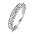 Memory ring 18k White Gold Diamond 0.35 ct, 10 Stones, w-si