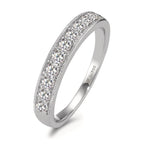 Memory ring 18k White Gold Diamond 0.35 ct, 10 Stones, w-si