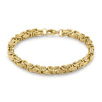 Bracelet Stainless steel Yellow IP coated 22 cm