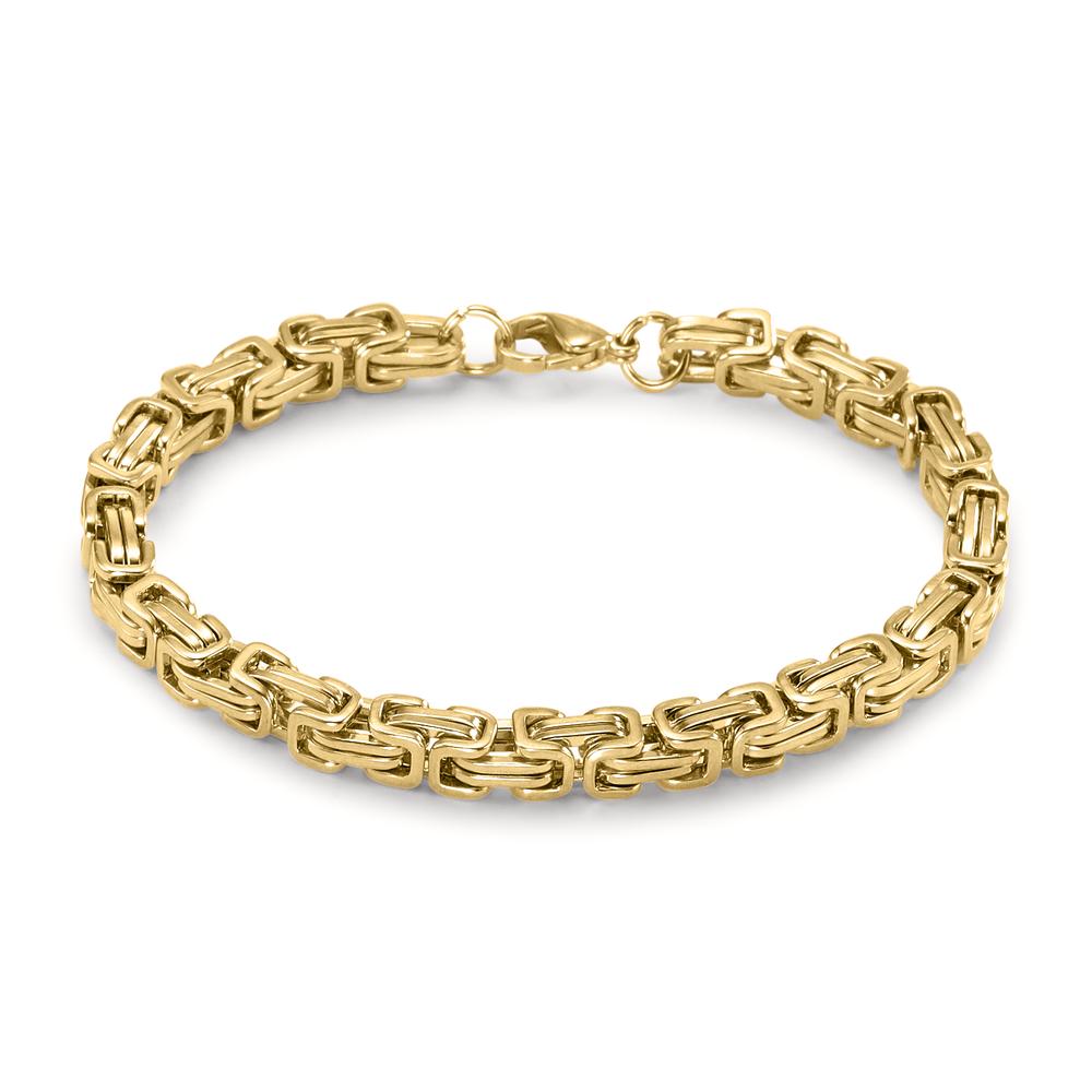 Bracelet Stainless steel Yellow IP coated 22 cm