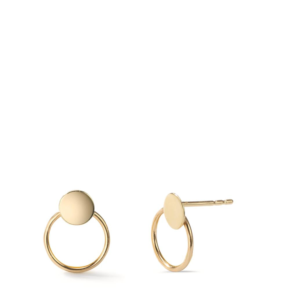 Stud earrings 14k Yellow Gold Ø7.5 mm