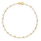 Bracelet 18k Yellow Gold Enameled