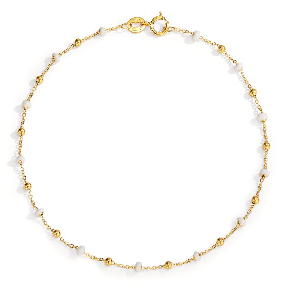 Bracelet 18k Yellow Gold Enameled
