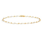 Bracelet 18k Yellow Gold Enameled