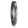 Wedding Ring Tantal 999, Platinum 950 Diamond 0.035 ct, 5 Stones, w-si