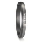 Wedding Ring Tantal 999, Platinum 950 Diamond 0.035 ct, 5 Stones, w-si