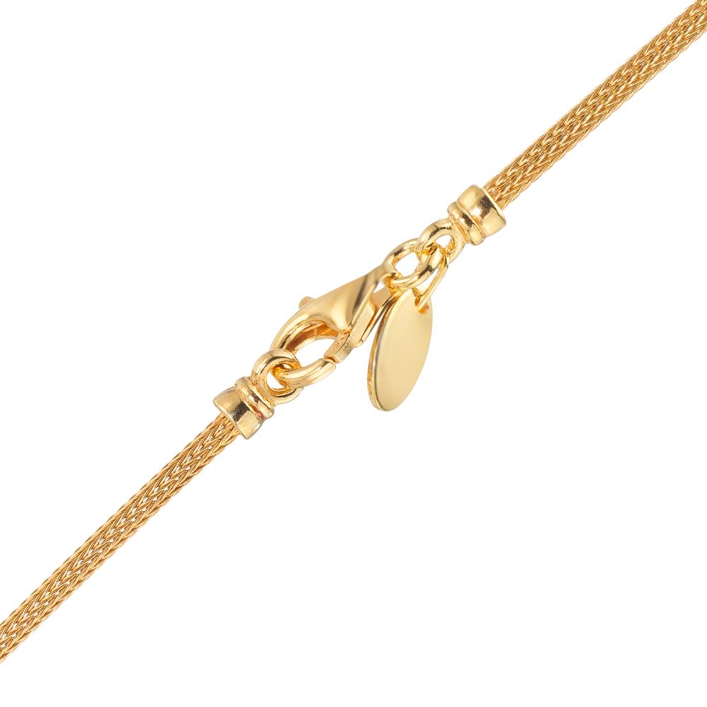 Necklace Silver Yellow Gold plated 50 cm