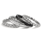 Ring set 18k White Gold, Titanium