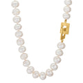 Necklace Silver Freshwater pearl 10-10.5 mm 52 cm