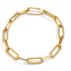 Bracelet Stainless steel Yellow IP coated