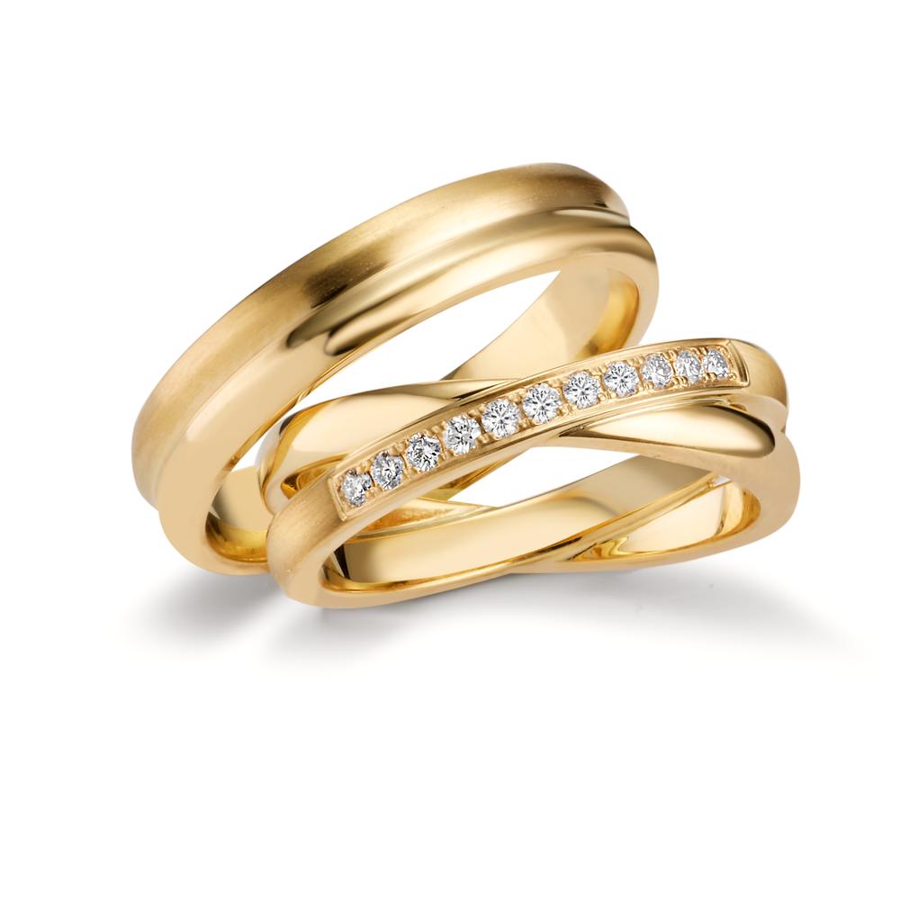 Wedding Ring 18k Yellow Gold