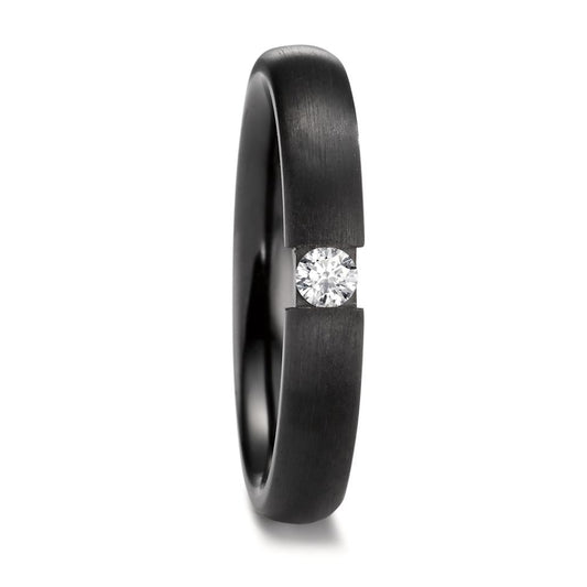 Wedding Ring Zirconium Diamond 0.09 ct, w-si