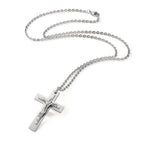 Necklace Stainless steel Cross 50 cm