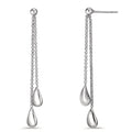 Drop Earrings Silver Rhodium plated