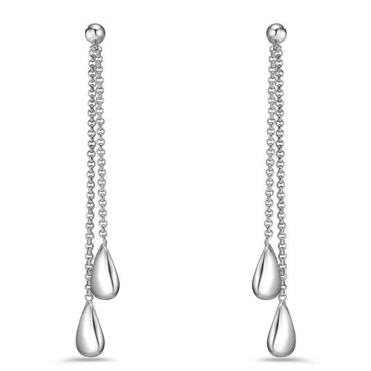 Drop Earrings Silver Rhodium plated