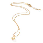 Necklace Silver Yellow Gold plated 42-45 cm