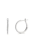 Hinged hoop 18k White Gold Diamond 0.185 ct, 50 Stones, w-si