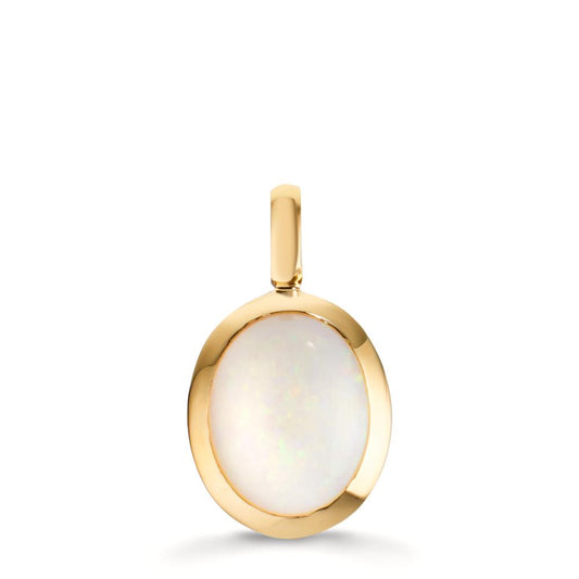 Pendant 18k Yellow Gold Opal