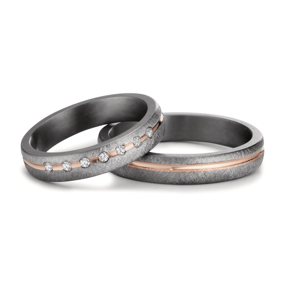 Wedding Ring Tantal 999, 14k Rose Gold