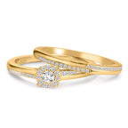 Ring Silver Zirconia Gold plated