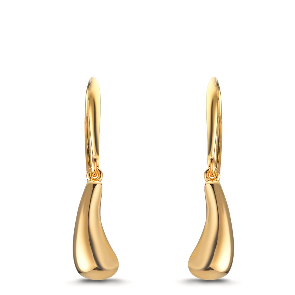 Drop Earrings Silver Yellow Gold plated