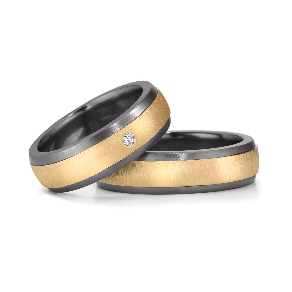 Wedding Ring Tantal 999, 14k Yellow Gold