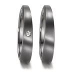 Wedding Ring Tantal 999 Diamond 0.03 ct, w-si