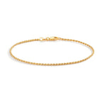 Bracelet Silver Yellow Gold plated Ø1.4 mm