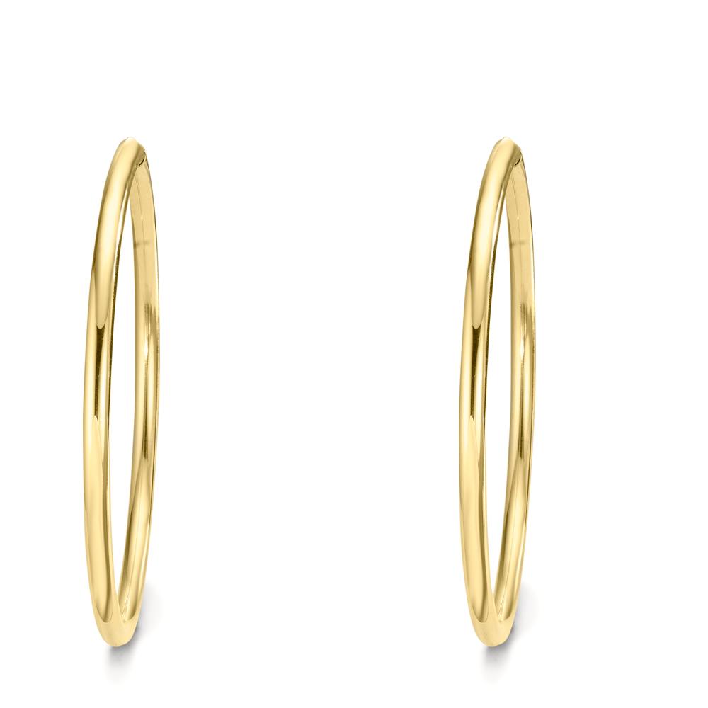 Hoop earrings Silver Gold plated