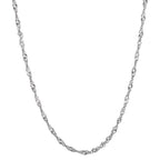 Necklace Silver Rhodium plated 45 cm
