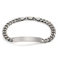 Engravable bracelet Silver Patinated 20 cm