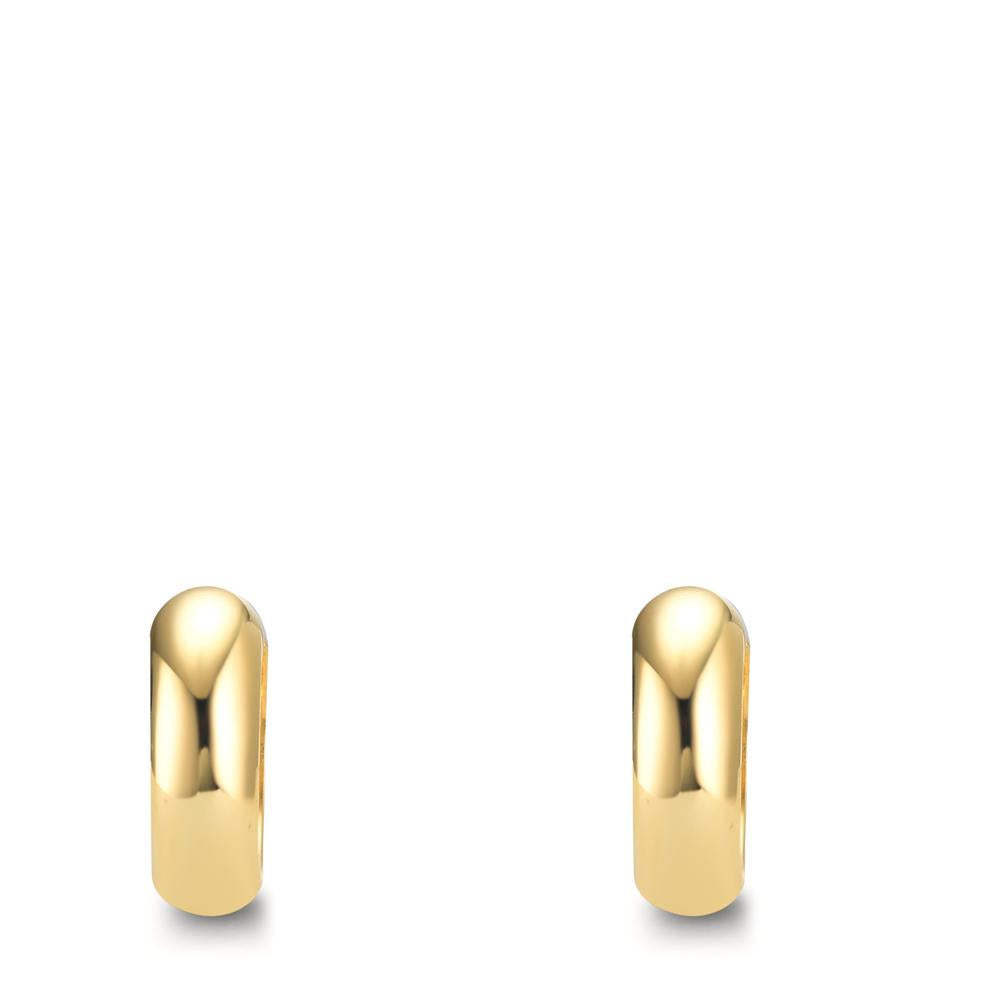 Hinged hoop Silver Yellow Gold plated