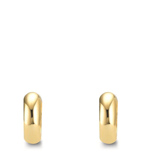 Hinged hoop Silver Yellow Gold plated