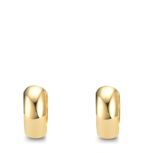 Hinged hoop Silver Yellow Gold plated