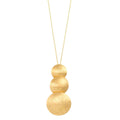 Necklace Silver Yellow Gold plated 40-44 cm