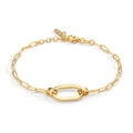 Bracelet Silver Yellow Gold plated