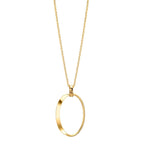 Necklace Silver Yellow Gold plated 40-44 cm